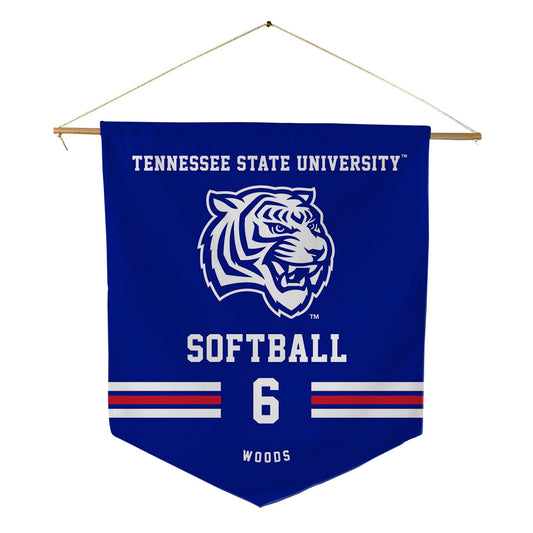 TN State - NCAA Softball : Alexis Woods - Pennant - 18" x 21"-0