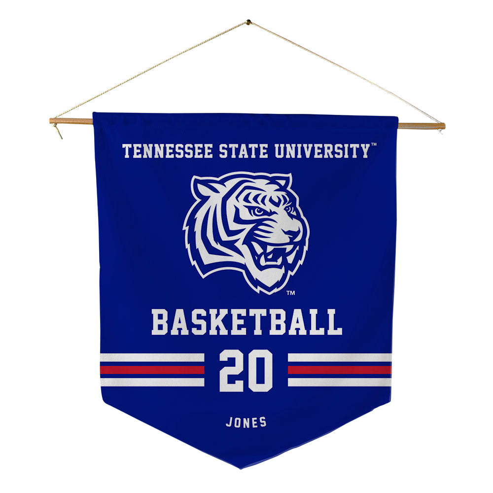 TN State - NCAA Men's Basketball : Jayden Jones - Pennant - 18" x 21"-0