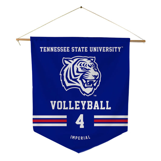 TN State - NCAA Women's Volleyball : Jordan Imperial - Pennant - 18" x 21"-0