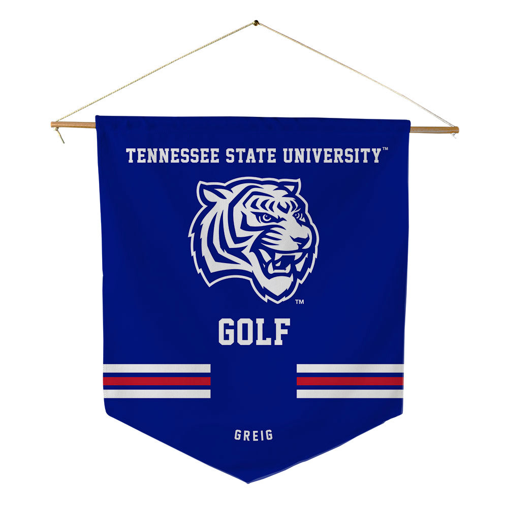 TN State - NCAA Men's Golf : Luke Greig - Pennant - 18" x 21"-0