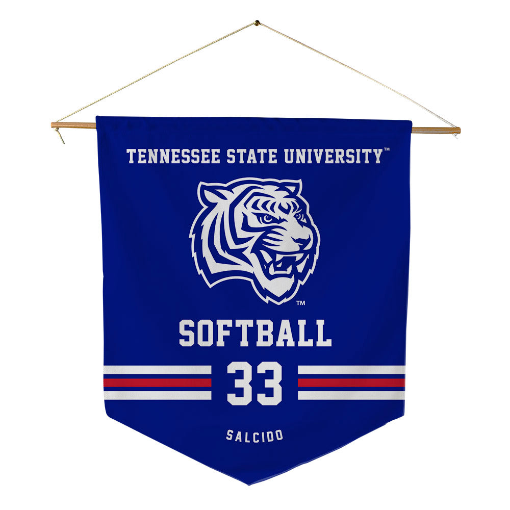 TN State - NCAA Softball : Tianna Salcido - Pennant - 18" x 21"-0