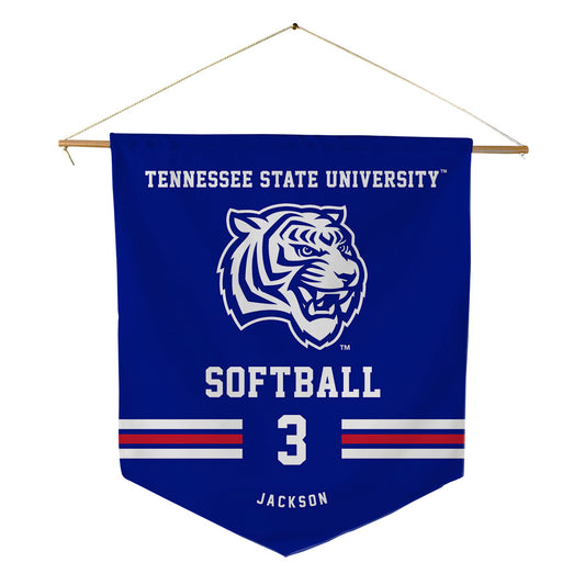 TN State - NCAA Softball : Jace Jackson - Pennant - 18" x 21"-0