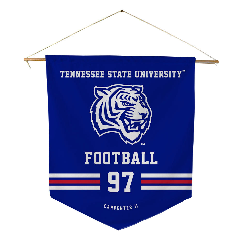 TN State - NCAA Football : Terence Carpenter II - Pennant - 18" x 21"-0