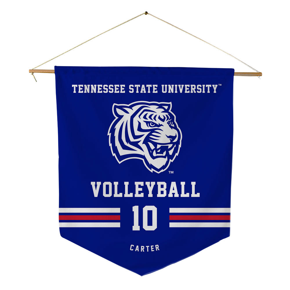TN State - NCAA Women's Volleyball : Italya Carter - Pennant - 18" x 21"-0
