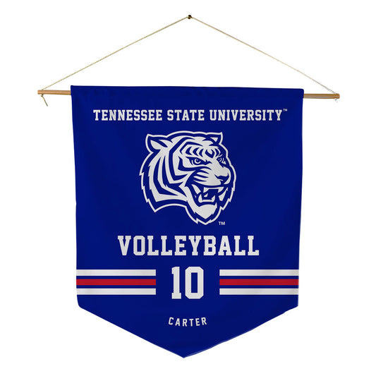 TN State - NCAA Women's Volleyball : Italya Carter - Pennant - 18" x 21"-0