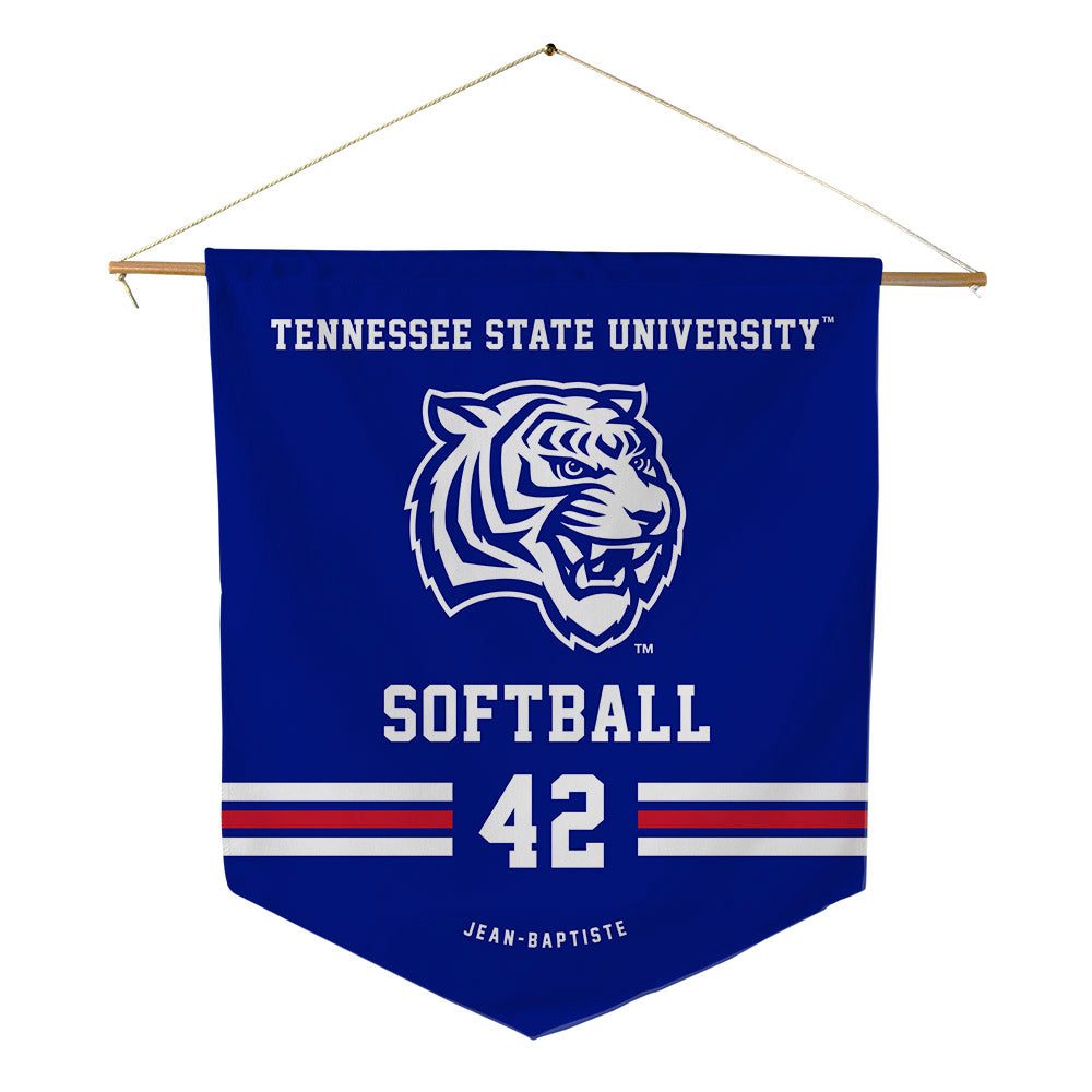 TN State - NCAA Softball : Kailyn Jean-Baptiste - Pennant - 18" x 21"-0