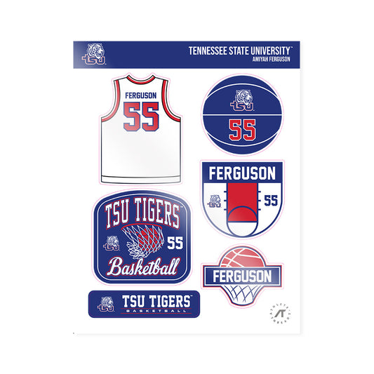 TN State - NCAA Women's Basketball : Amiyah Ferguson - Sticker Sheet-0