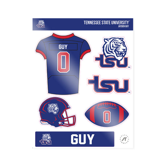 TN State - NCAA Football : Jayden Guy - Sticker Sheet-0