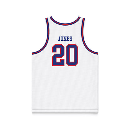 TN State - NCAA Men's Basketball : Jayden Jones - White Basketball Jersey-1