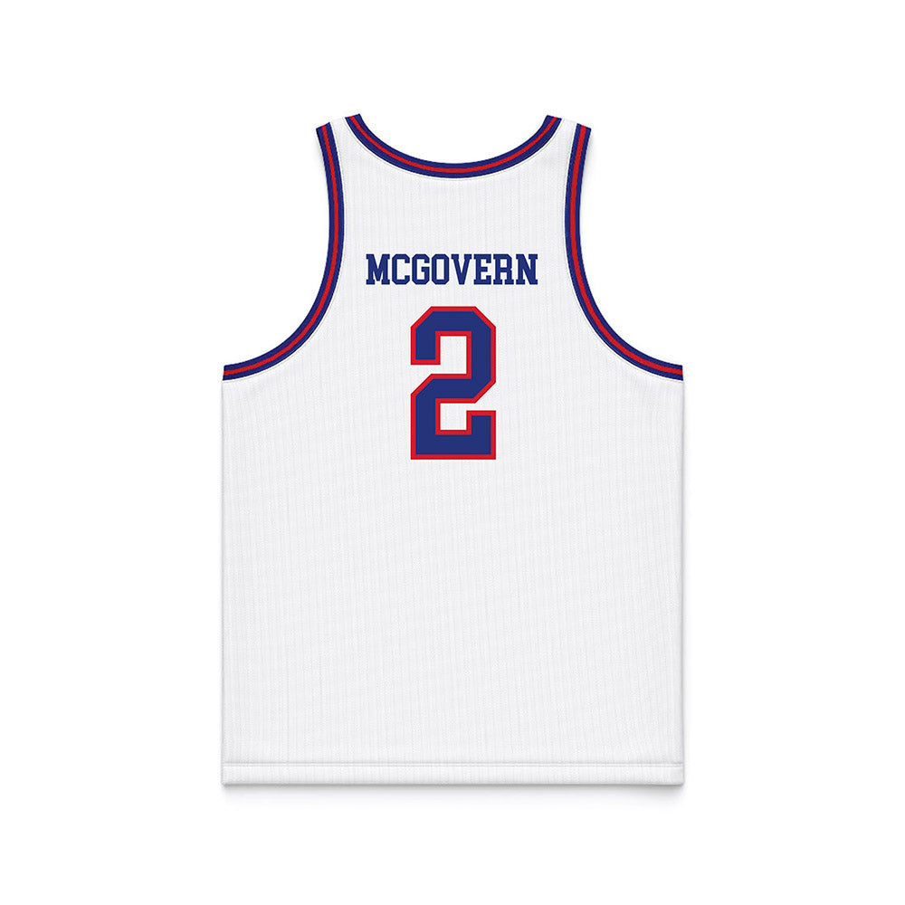 TN State - NCAA Men's Basketball : Ley McGovern - White Basketball Jersey-1
