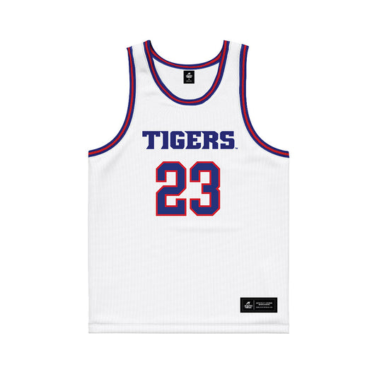 TN State - NCAA Men's Basketball : Kavien Jones - White Basketball Jersey-0