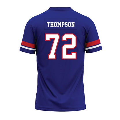 TN State - NCAA Football : Donovan Thompson - Blue Premium Football Jersey-1