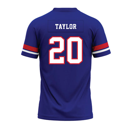 TN State - NCAA Football : Anthony Taylor - Blue Premium Football Jersey-1