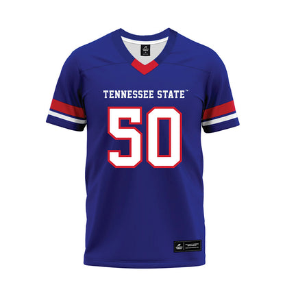 TN State - NCAA Football : Joshua Green - Blue Premium Football Jersey-0