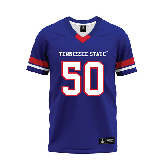 TN State - NCAA Football : Joshua Green - Blue Premium Football Jersey-0