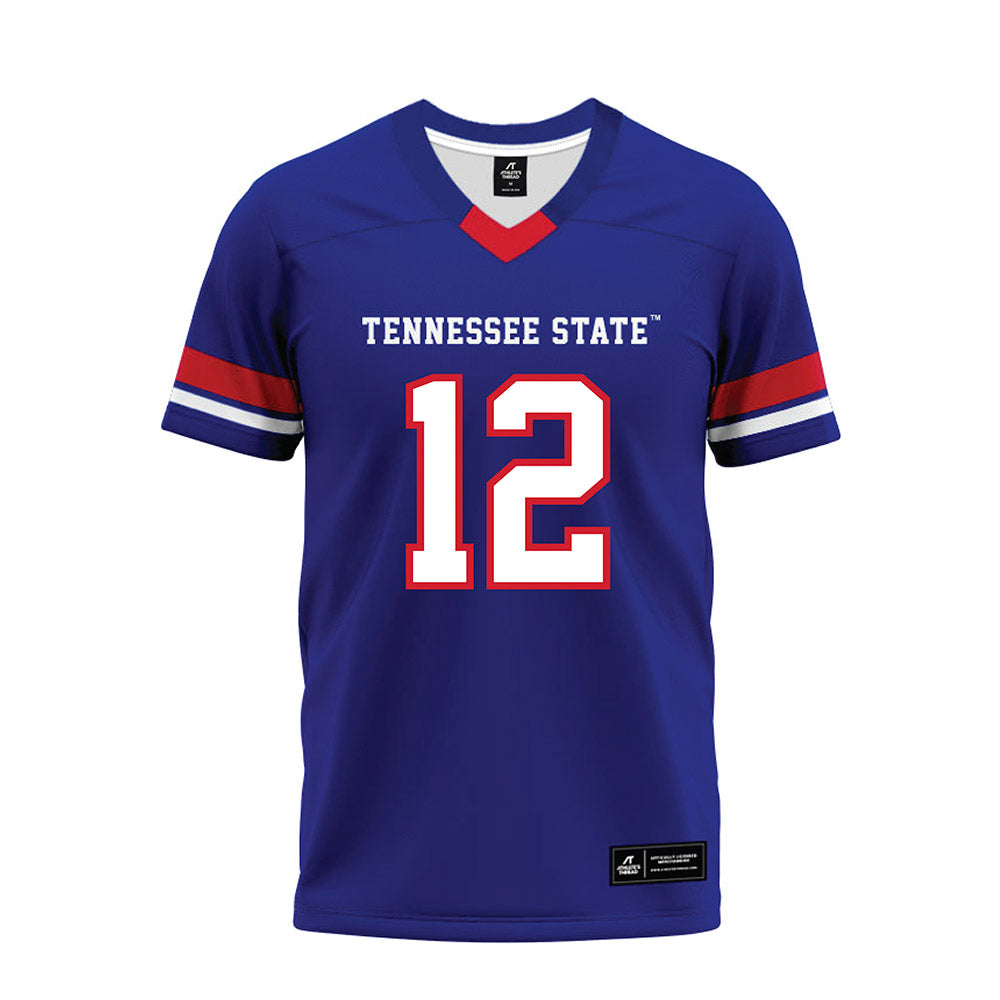 TN State - NCAA Football : Darius Smith - Blue Premium Football Jersey-0