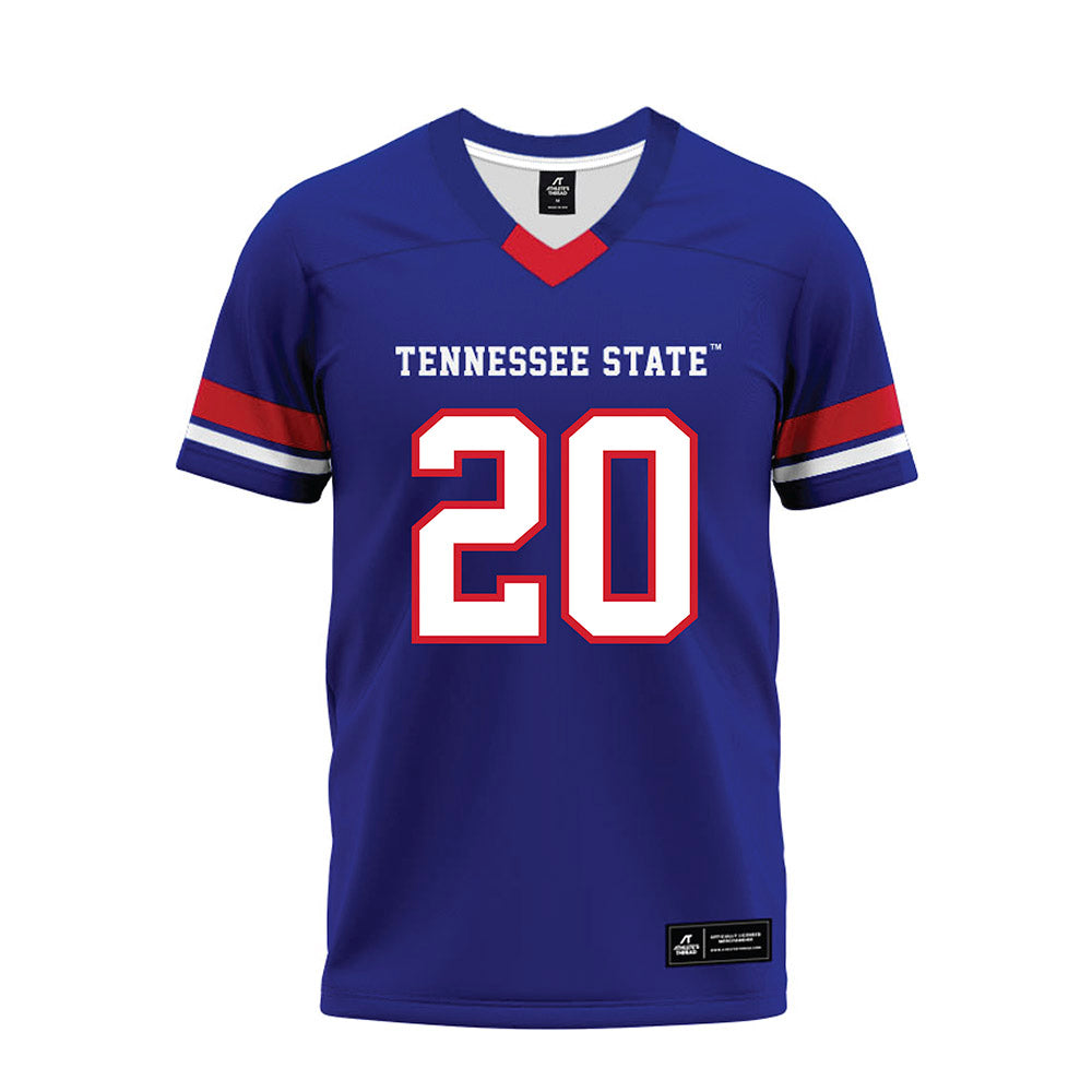 TN State - NCAA Football : Anthony Taylor - Blue Premium Football Jersey-0