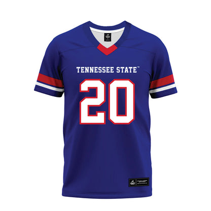 TN State - NCAA Football : Anthony Taylor - Blue Premium Football Jersey-0