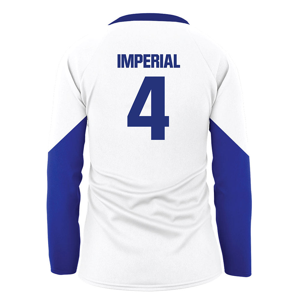 TN State - NCAA Women's Volleyball : Jordan Imperial - White Volleyball Jersey-1