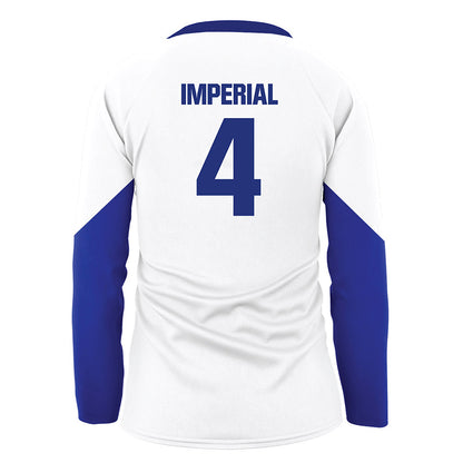 TN State - NCAA Women's Volleyball : Jordan Imperial - White Volleyball Jersey-1