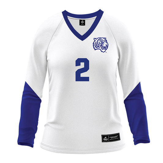 TN State - NCAA Women's Volleyball : Julia Culpepper - White Volleyball Jersey-0