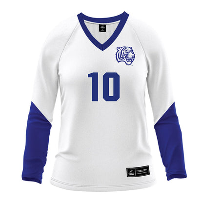 TN State - NCAA Women's Volleyball : Italya Carter - White Volleyball Jersey-0