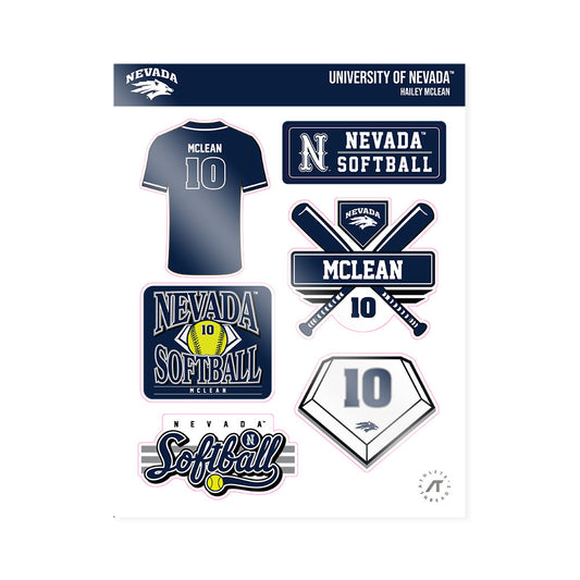 Nevada - NCAA Softball : Hailey McLean - Sticker Sheet-0