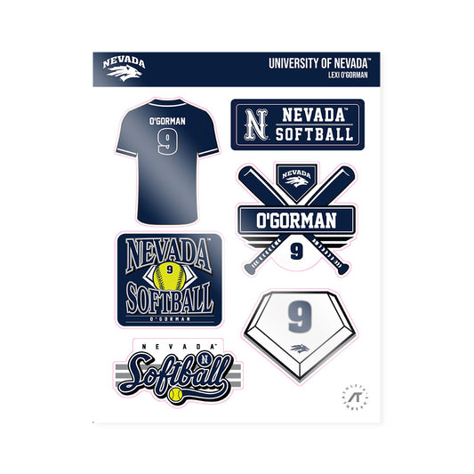 Nevada - NCAA Softball : Lexi O'Gorman - Sticker Sheet-0