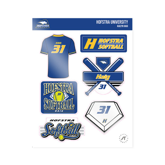Hofstra - NCAA Softball : Kailyn Haig - Sticker Sheet-0