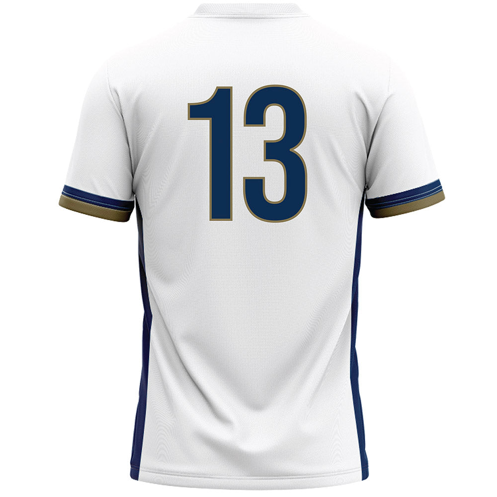 MSMU - NCAA Men's Lacrosse : Marcelo Carreiro - White Lacrosse Jersey -1