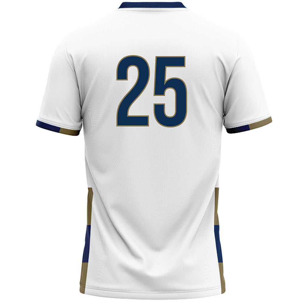 MSMU - NCAA Women's Lacrosse : Morgan Baird - White Lacrosse Jersey -1