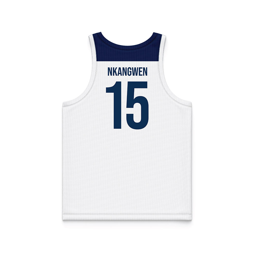 MSMU - NCAA Women's Basketball : Lenora Nkangwen - White Basketball Jersey-1