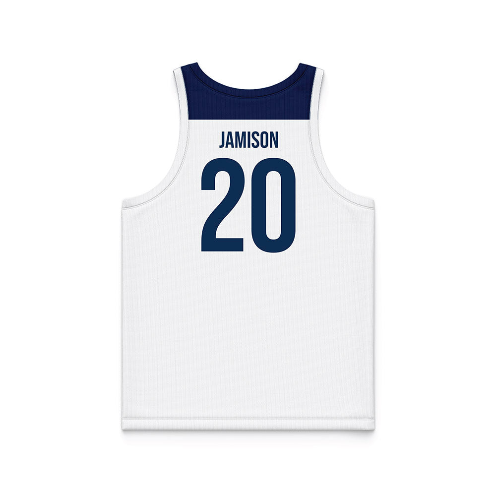 MSMU - NCAA Women's Basketball : Jaedyn Jamison - White Basketball Jersey-1
