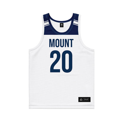 MSMU - NCAA Women's Basketball : Jaedyn Jamison - White Basketball Jersey-0