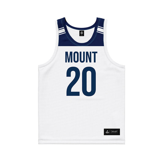 MSMU - NCAA Women's Basketball : Jaedyn Jamison - White Basketball Jersey-0