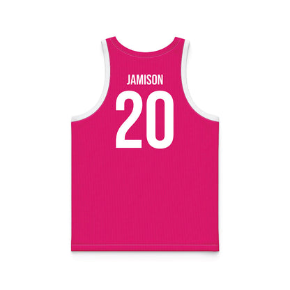 MSMU - NCAA Women's Basketball : Jaedyn Jamison - Pink Basketball Jersey-1
