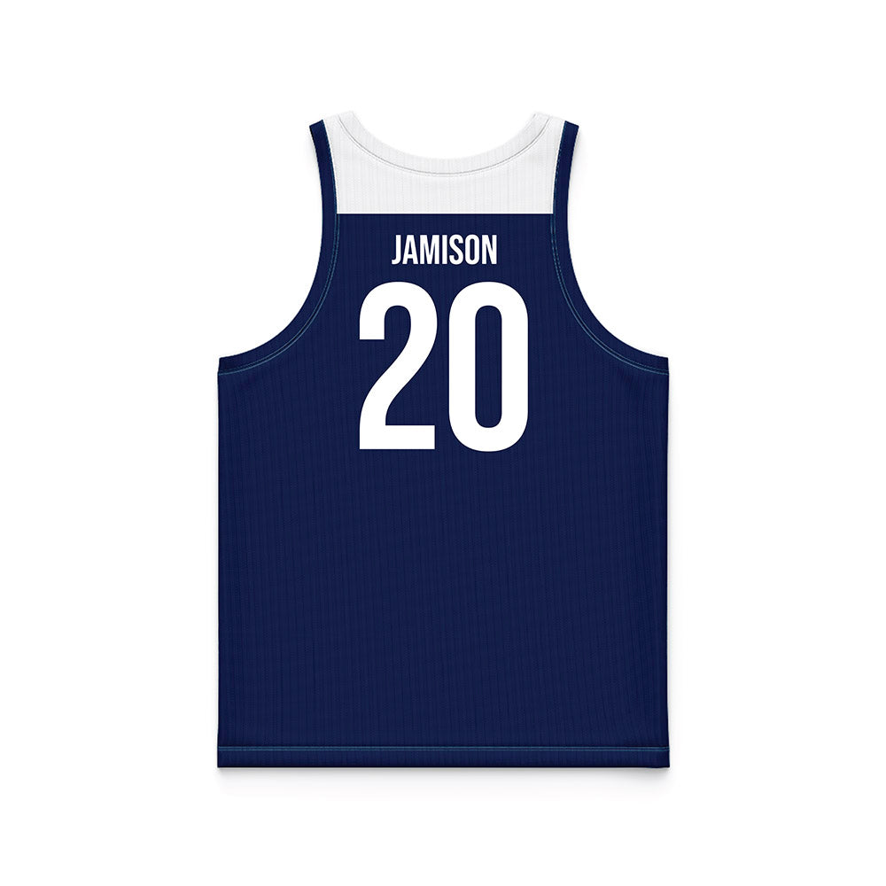 MSMU - NCAA Women's Basketball : Jaedyn Jamison - Blue Basketball Jersey-1