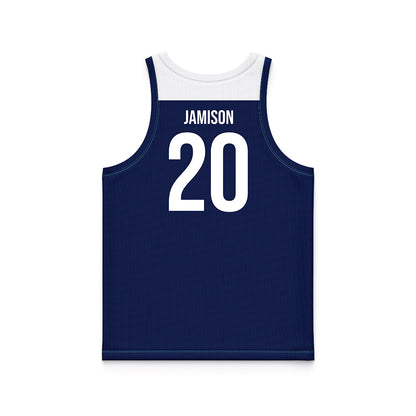 MSMU - NCAA Women's Basketball : Jaedyn Jamison - Blue Basketball Jersey-1