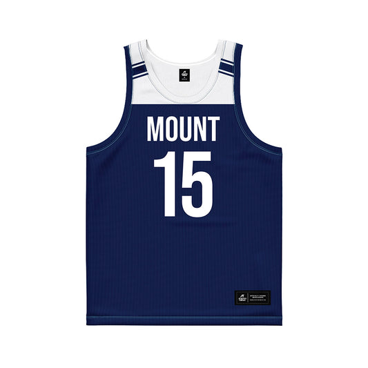 MSMU - NCAA Women's Basketball : Lenora Nkangwen - Blue Basketball Jersey-0