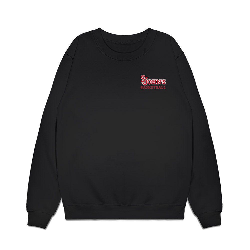 St. Johns - NCAA Men's Basketball : Team Collage Premium Crewneck Sweatshirt-0