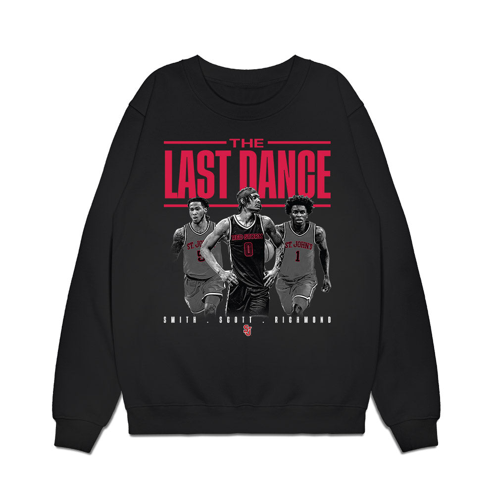 St. Johns - NCAA Men's Basketball : The Last Dance Team Collage Premium Crewneck Sweatshirt-0