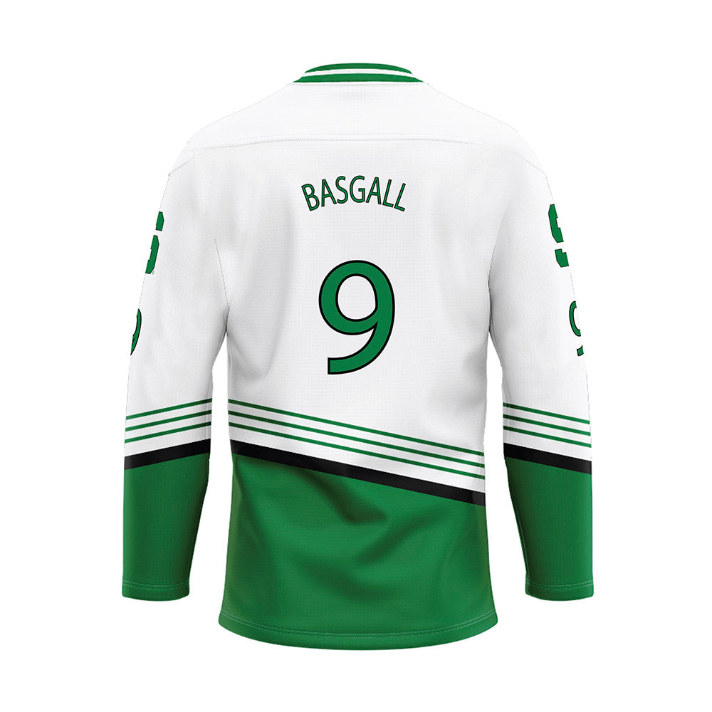 Michigan State - NCAA Men's Ice Hockey : Matthew Basgall - Replica Hockey Jersey-1