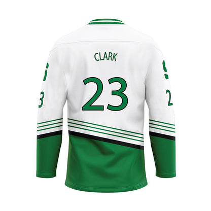 Michigan State - NCAA Men's Ice Hockey : Jimmy Clark - Replica Hockey Jersey-1