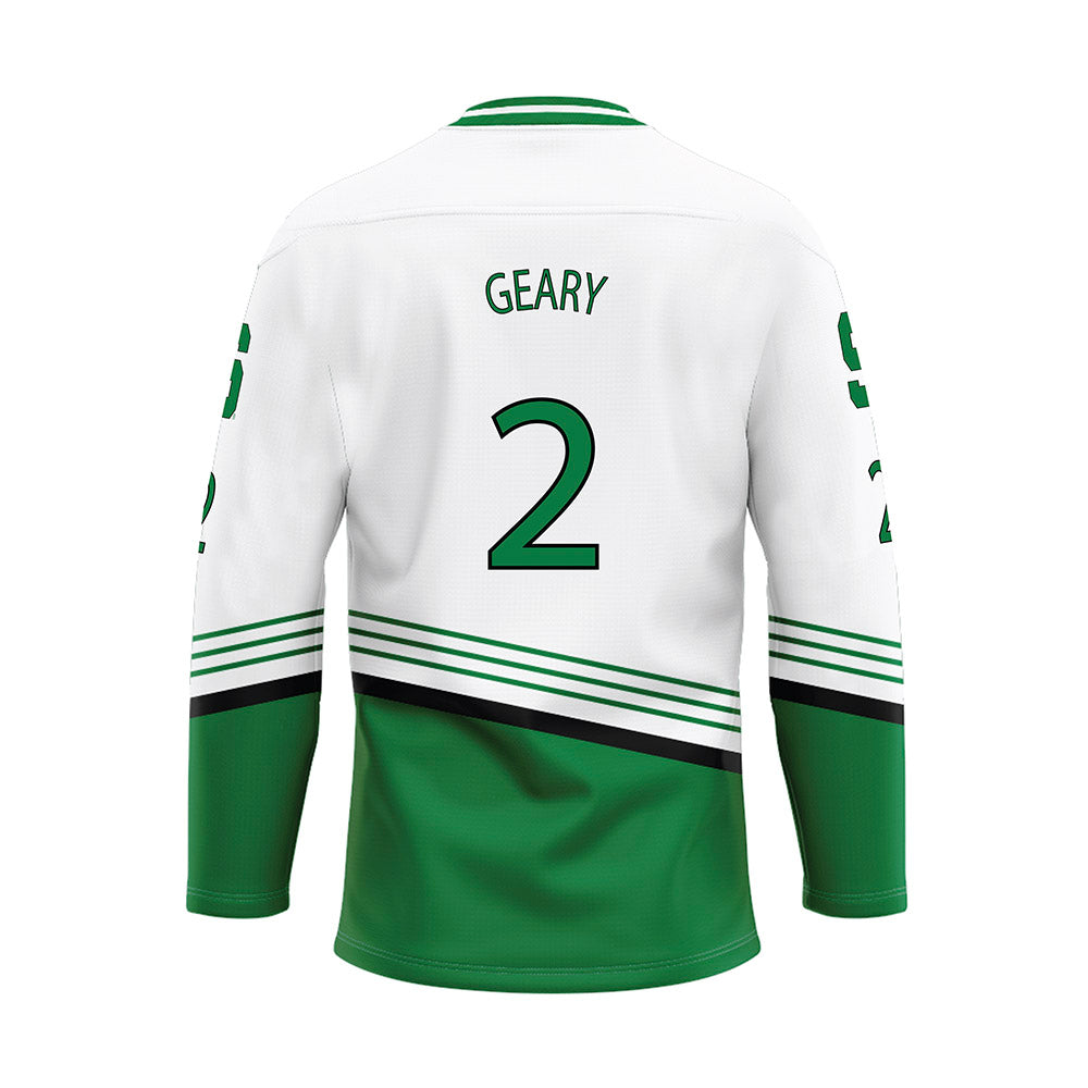 Michigan State - NCAA Men's Ice Hockey : Patrick Geary - Replica Hockey Jersey-1