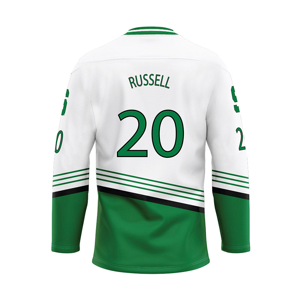 Michigan State - NCAA Men's Ice Hockey : Daniel Russell - Replica Hockey Jersey-1