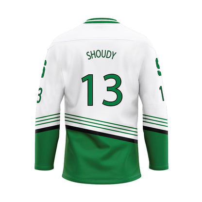 Michigan State - NCAA Men's Ice Hockey : Tiernan Shoudy - Replica Hockey Jersey-1