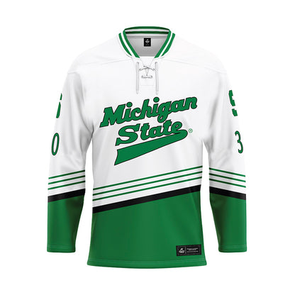 Michigan State - NCAA Men's Ice Hockey : Dolan Gilbert - Replica Hockey Jersey-0