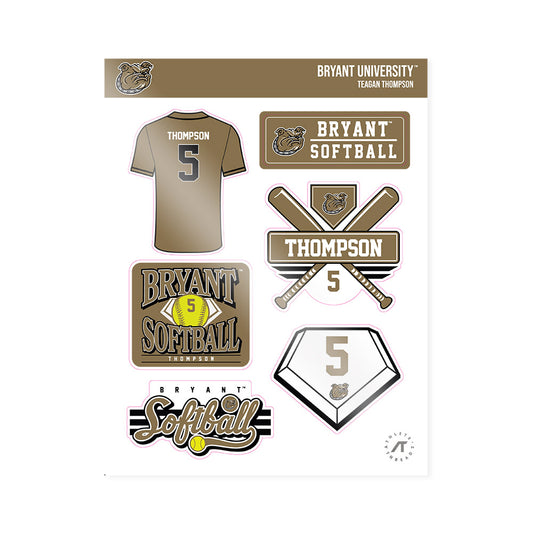 Bryant - NCAA Softball : Teagan Thompson - Sticker Sheet-0