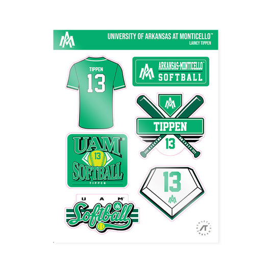 UAM - NCAA Softball : Lainey Tippen - Sticker Sheet-0