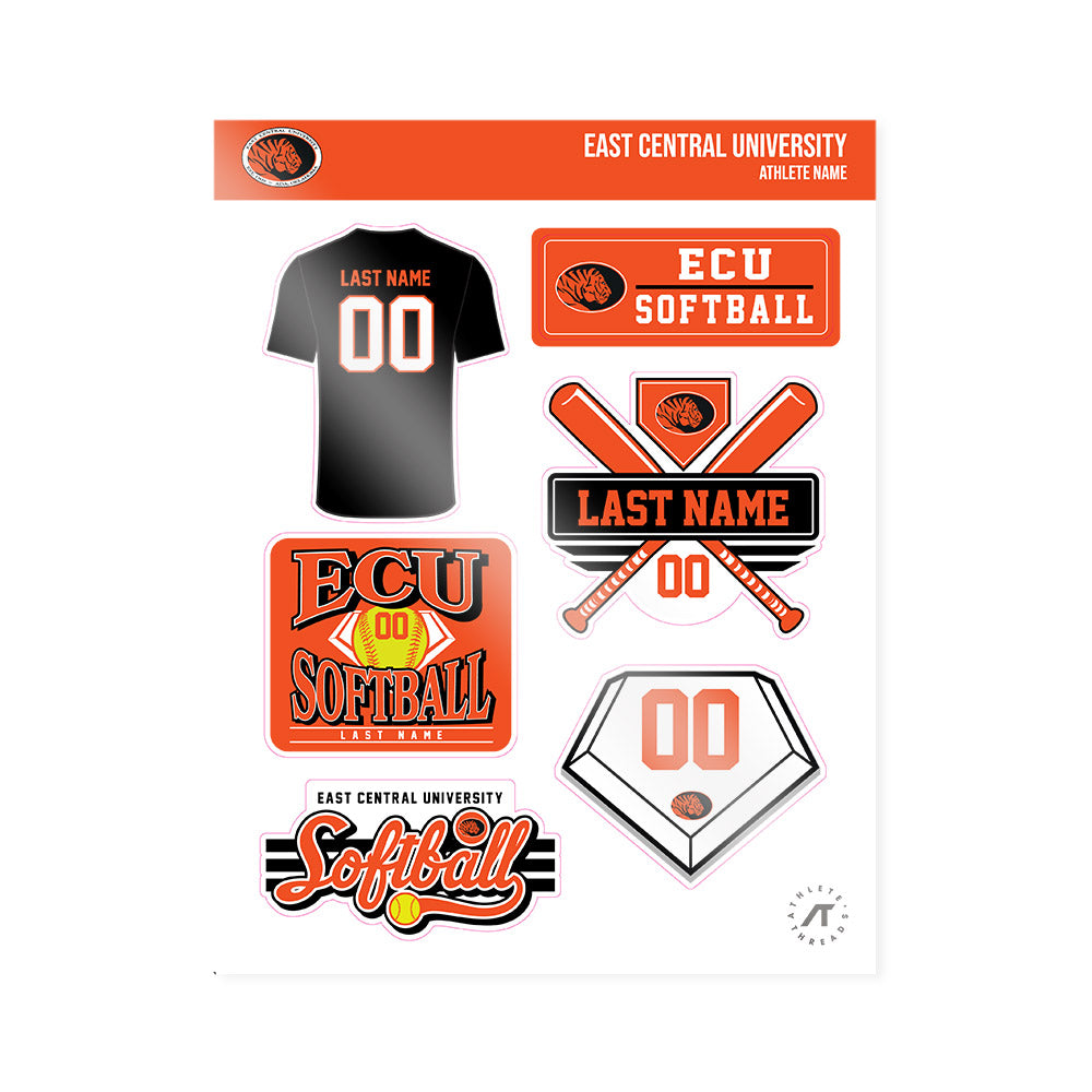 ECU - NCAA Softball : Katelin Keller - Sticker Sheet-0